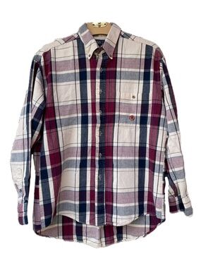 Wrangler | Twenty X 90s Y2k Plaid Button Down Shirt